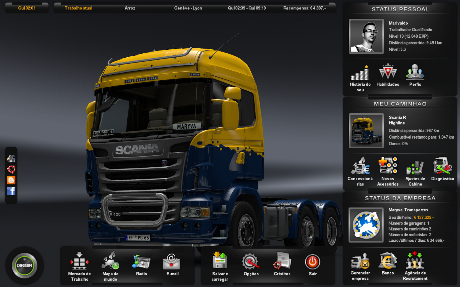 descargar euro truck simulator 2 portable mega